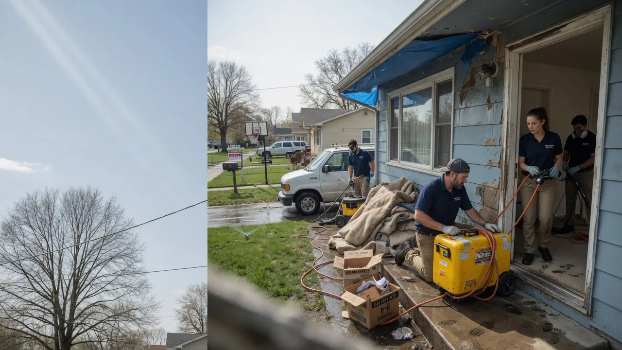 Basement Flood Cleanup in Shade, OH near me